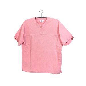 Tilley Endurables Pastel Peach Womans Tunic Cotton Gauzy Travel Oversized Boxy